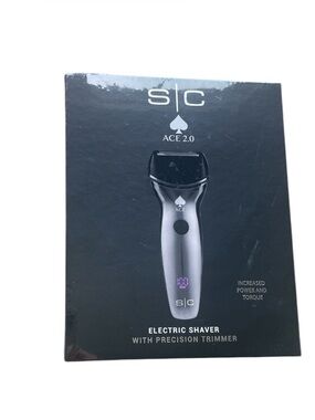StyleCraft Ace 2.0 Electric Shaver w Precision Trimmer SC801 New Sealed
